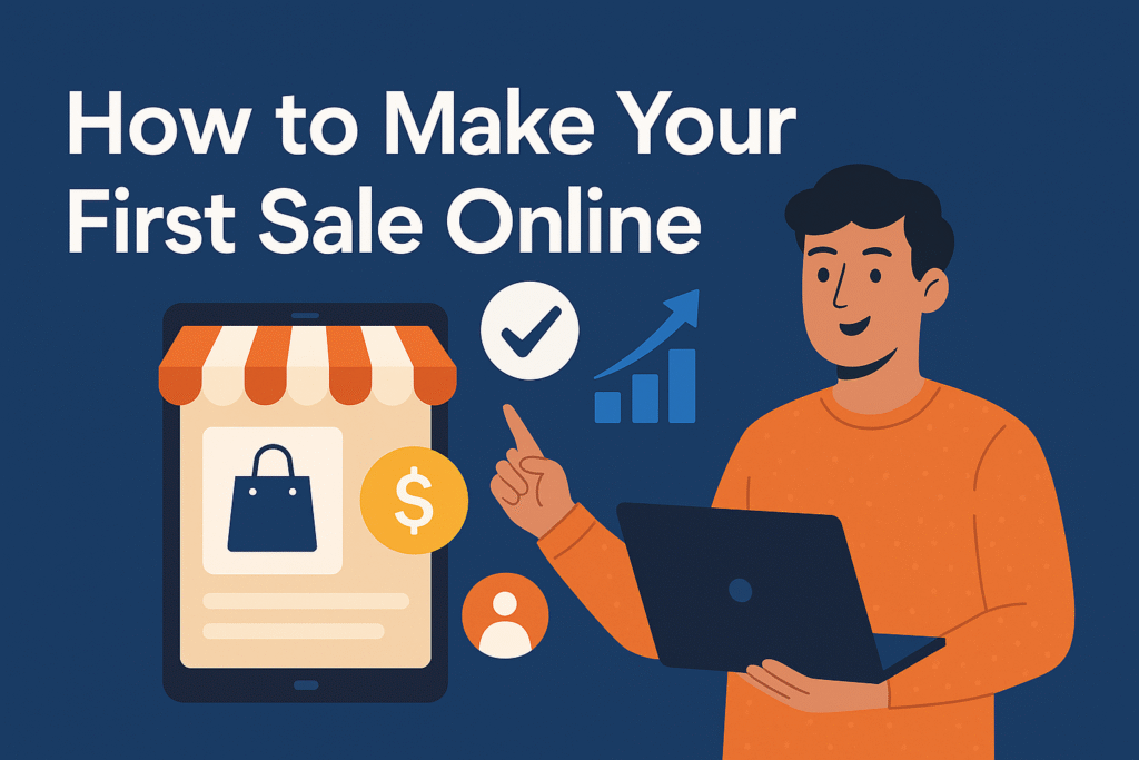 How to Make Your First Sale Online