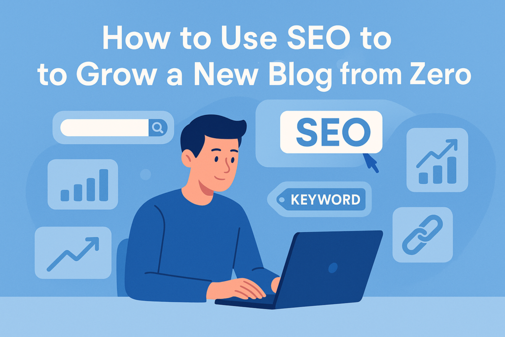 how to use SEO to grow a new blog